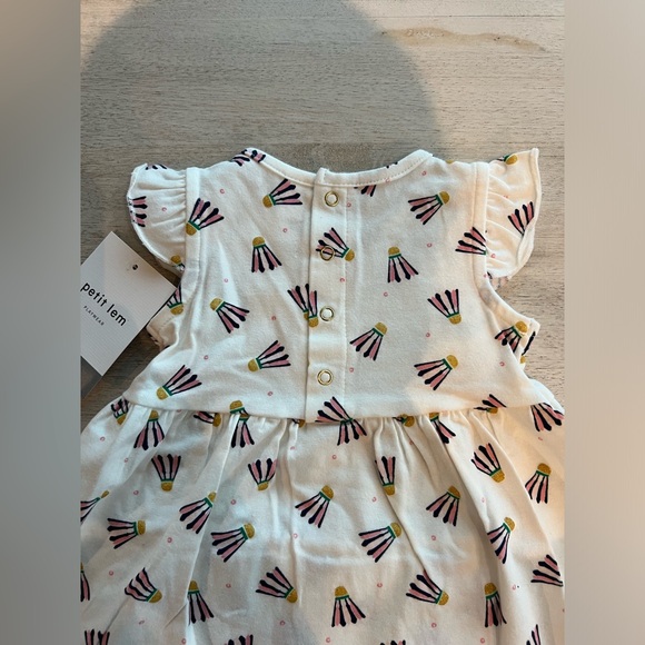 BRAND NEW Petit Lem Matching Dress / Bloomers Set, Size 3 Months - Picture 8 of 11